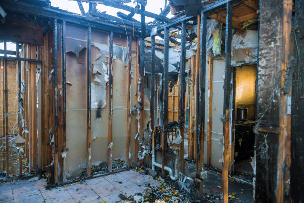 Professional Fire Damage Assessment technician working in Lawnside, NJ
